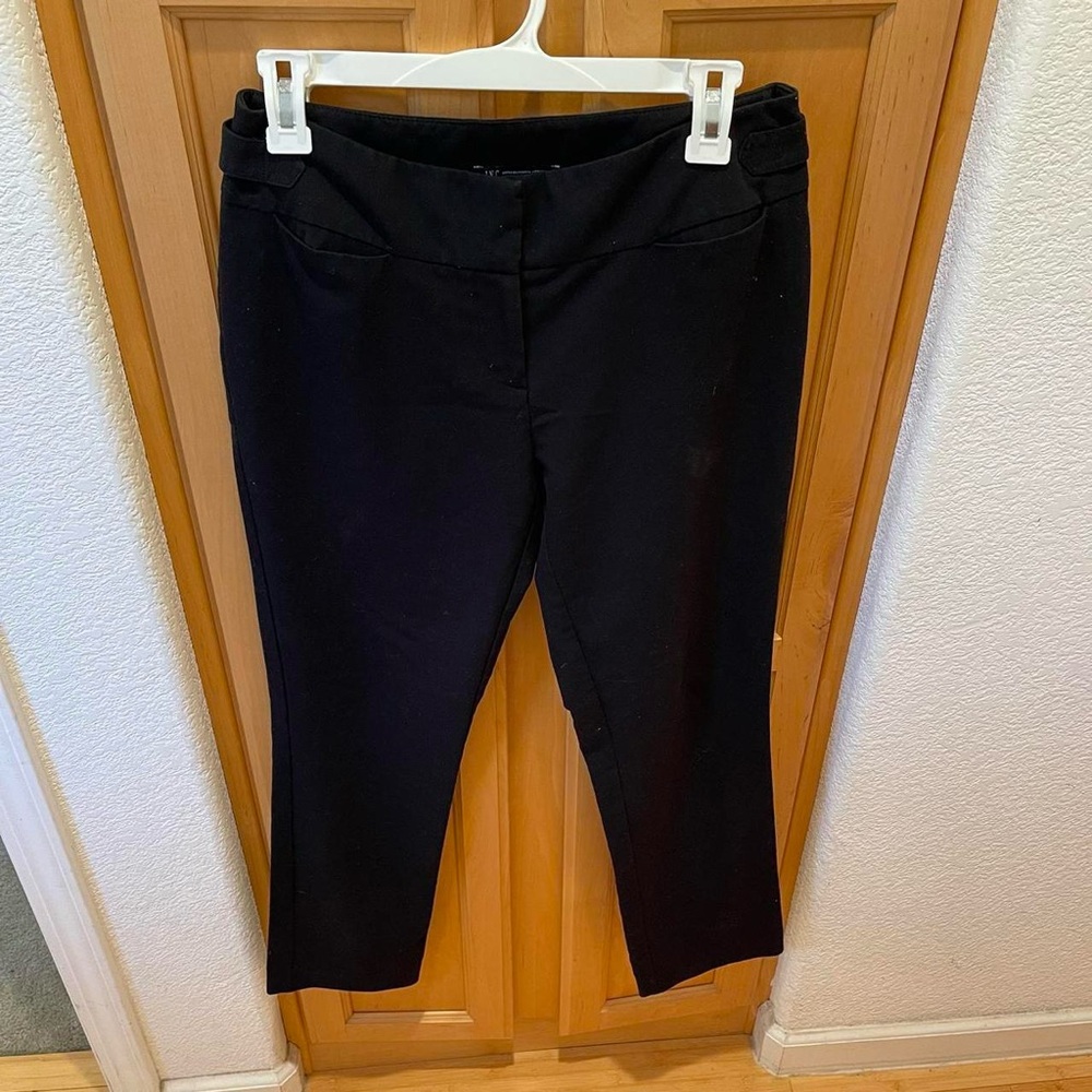 Women’s Vintage INC International Concepts Black Straight Leg Pants Size 4